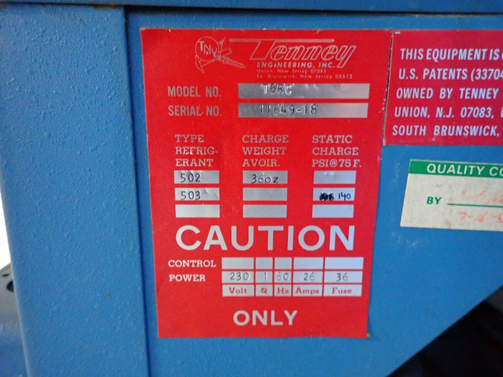 Tenney Engineering Environmental Chamber