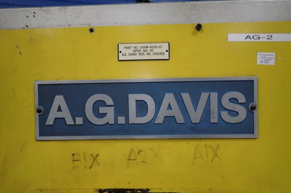 A.g. Davis Cv6w-4205-c1 Balancing/drilling Station - Cv6w-4205-c1