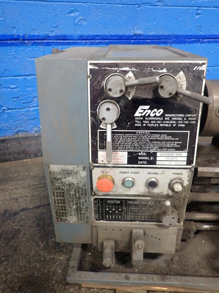 Enco 13" X 42" 110-2079 Lathe - 110-2079