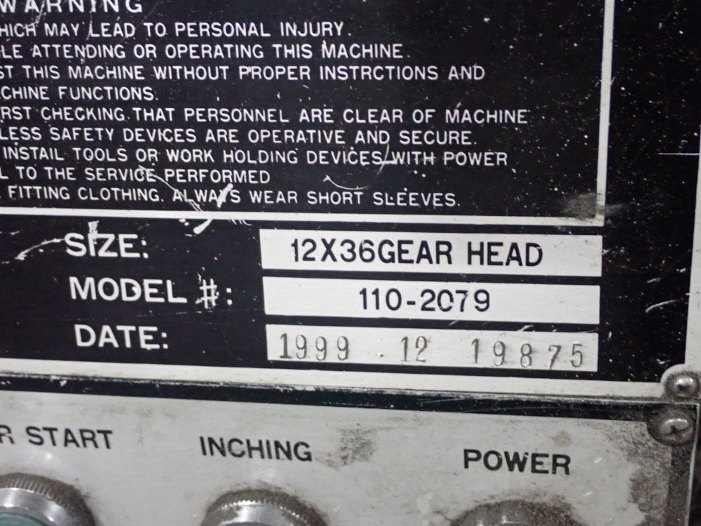 Enco 13" X 42" 110-2079 Lathe - 110-2079