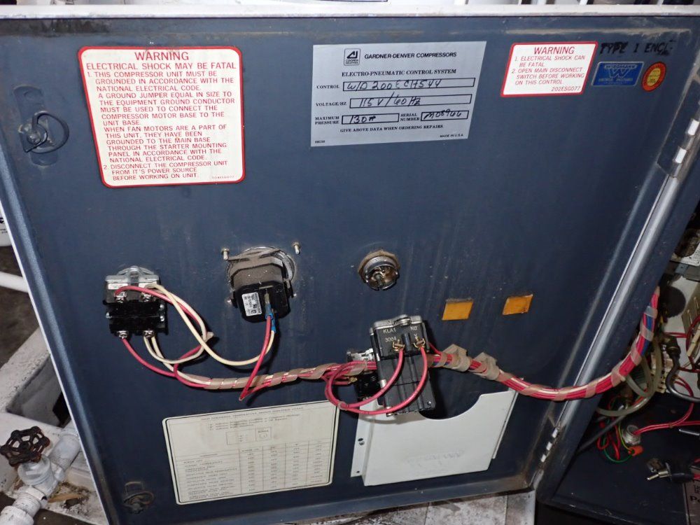 Gardner Denver 200psi@170acfm Rotary Screw Air Compressor - Electra-saver Ii Stg-50