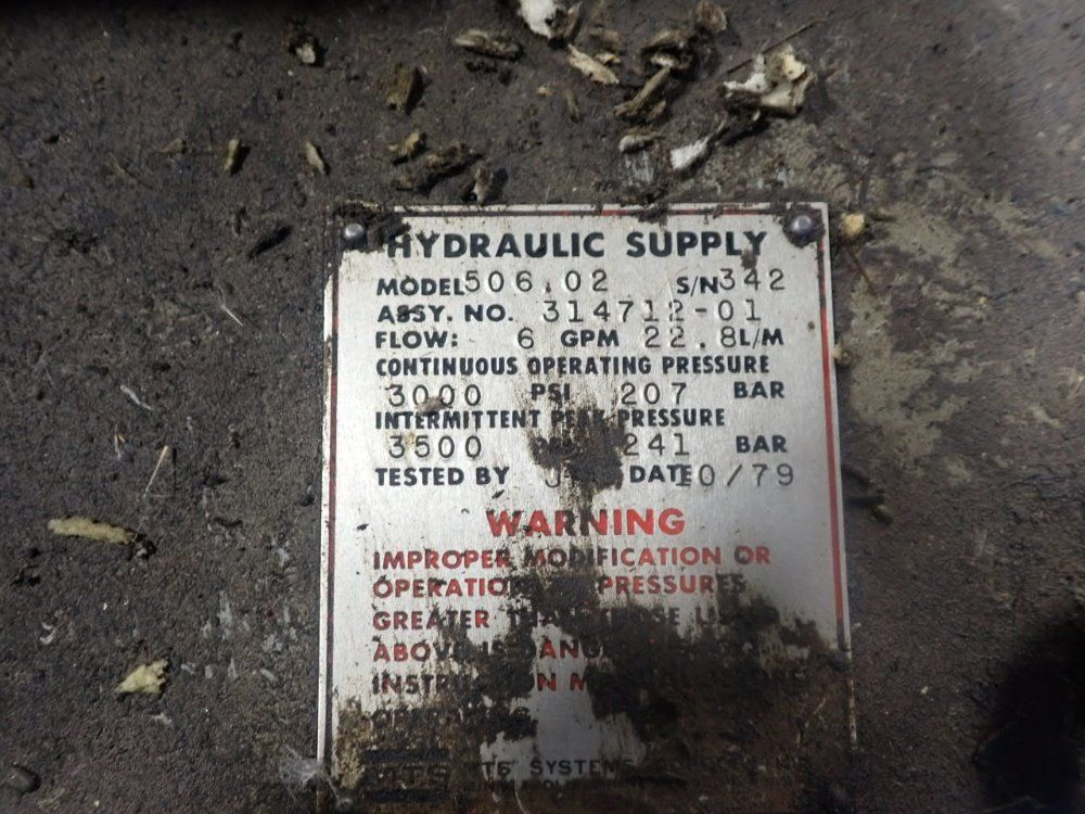Thermal Transfer Products Inc. Hydraulic Unit - 506.02