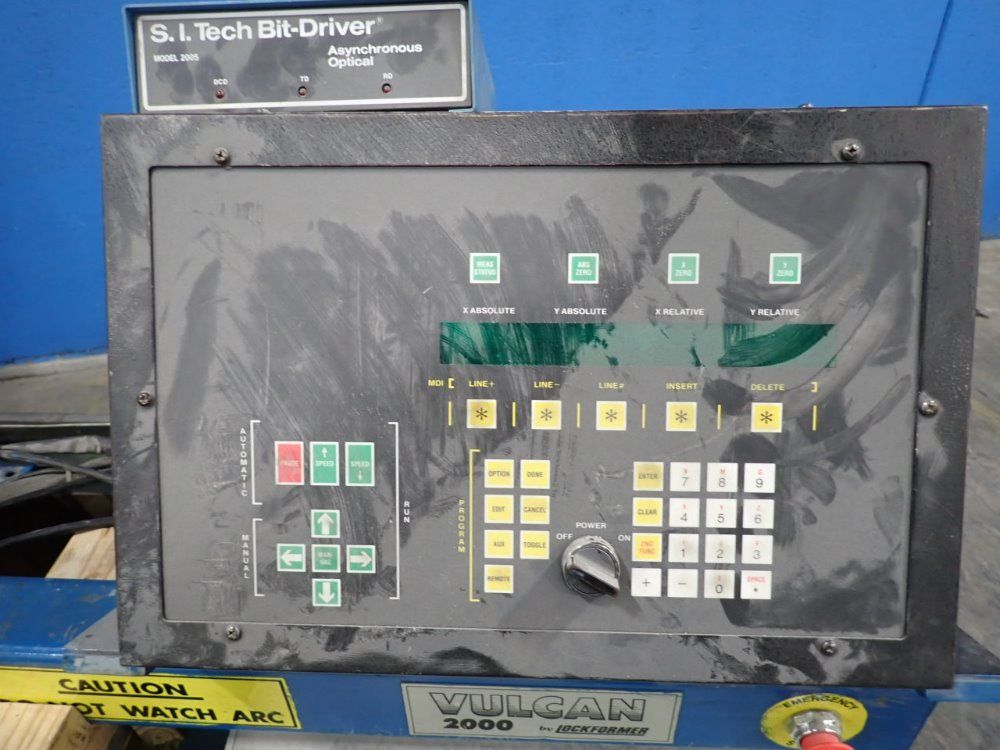 Lockformer 120"x60" Plasma Cutting Table - Vulcan 2000