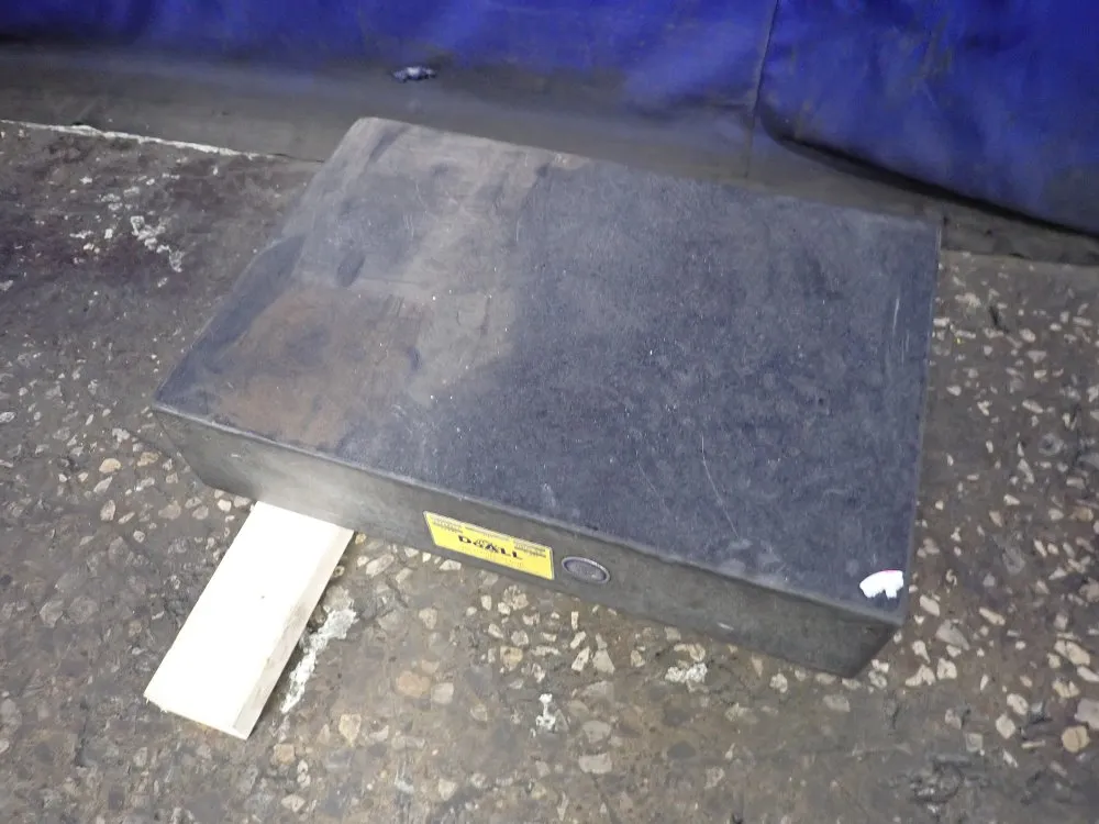 Used Doall Granite Surface Plate HGR Industrial Surplus