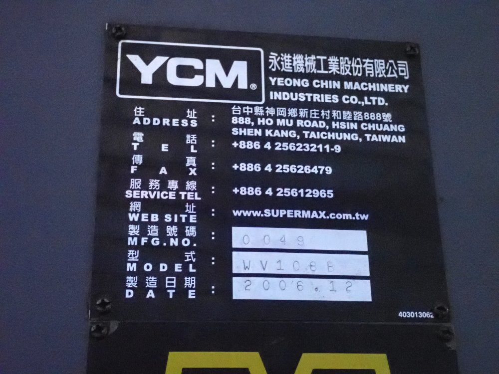 Ycm Cnc Vmc