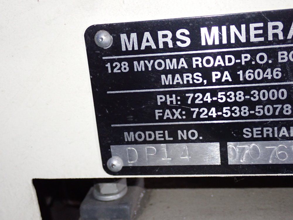 Mars Mineral Laboratory Pelletizer