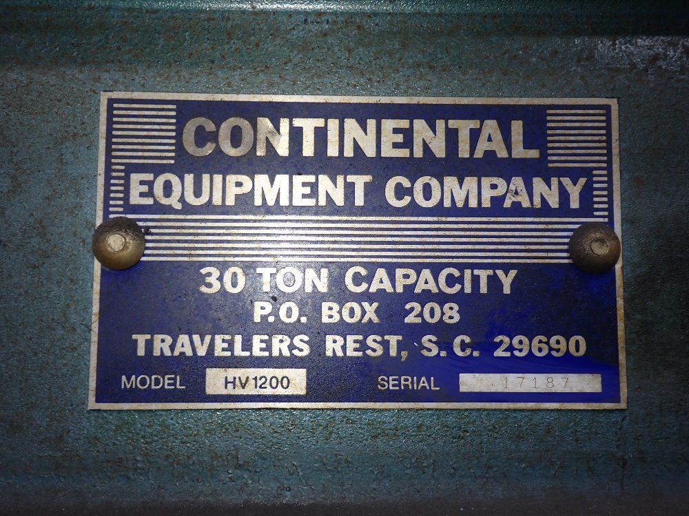 Used Continental Press | HGR Industrial Surplus