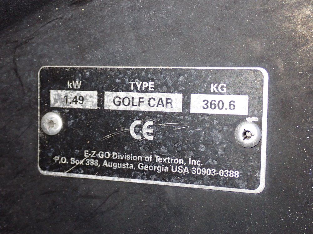 Used E Z Go Golf Cart HGR Industrial Surplus