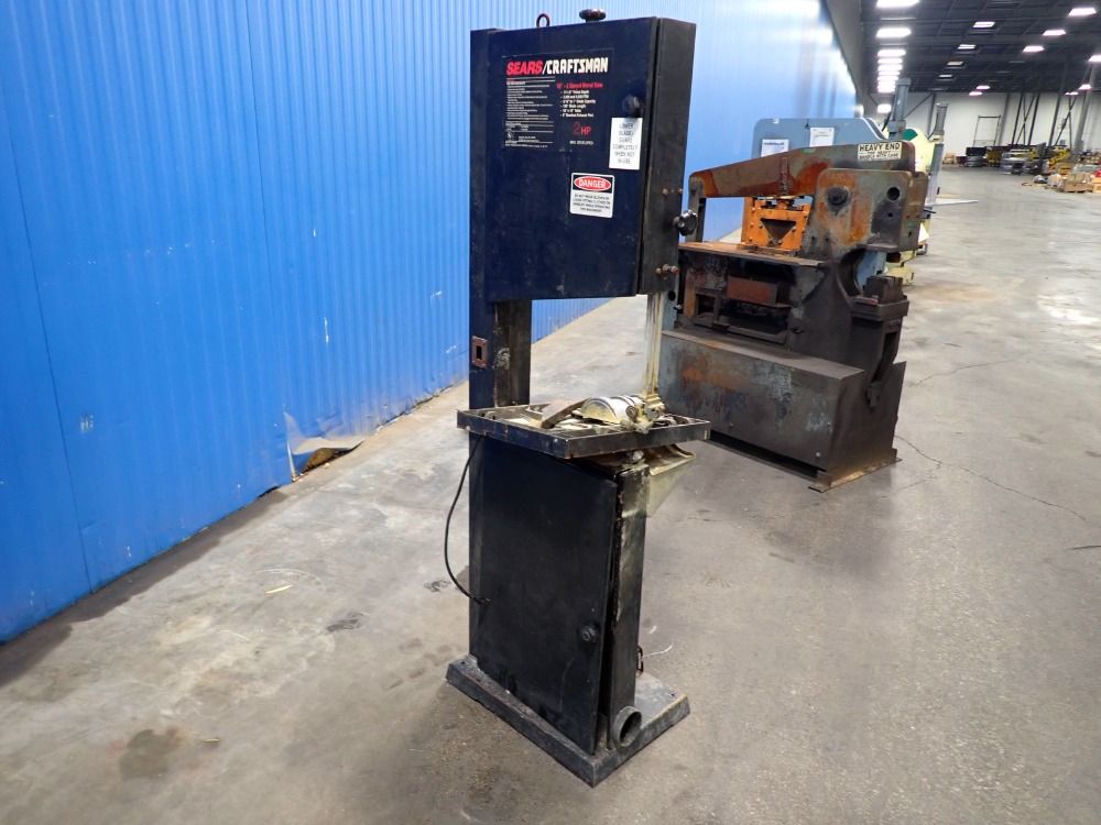 Sears/craftsman 17-1/2" Throat Vertical Band Saw - 351.243961