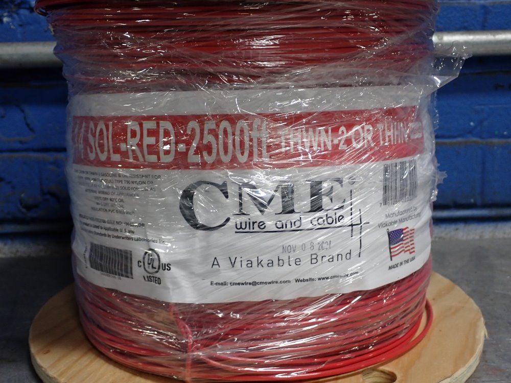 Cme 2500' Electrical Wire - 14solred