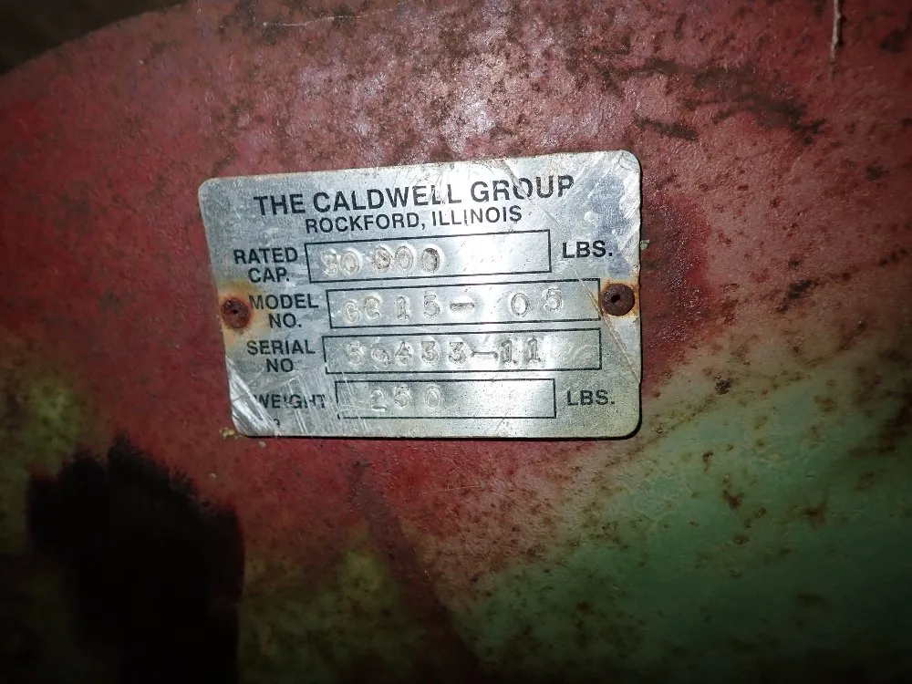 Caldwell 30,000# (15 Tons) Girder Clamp - Gc-15