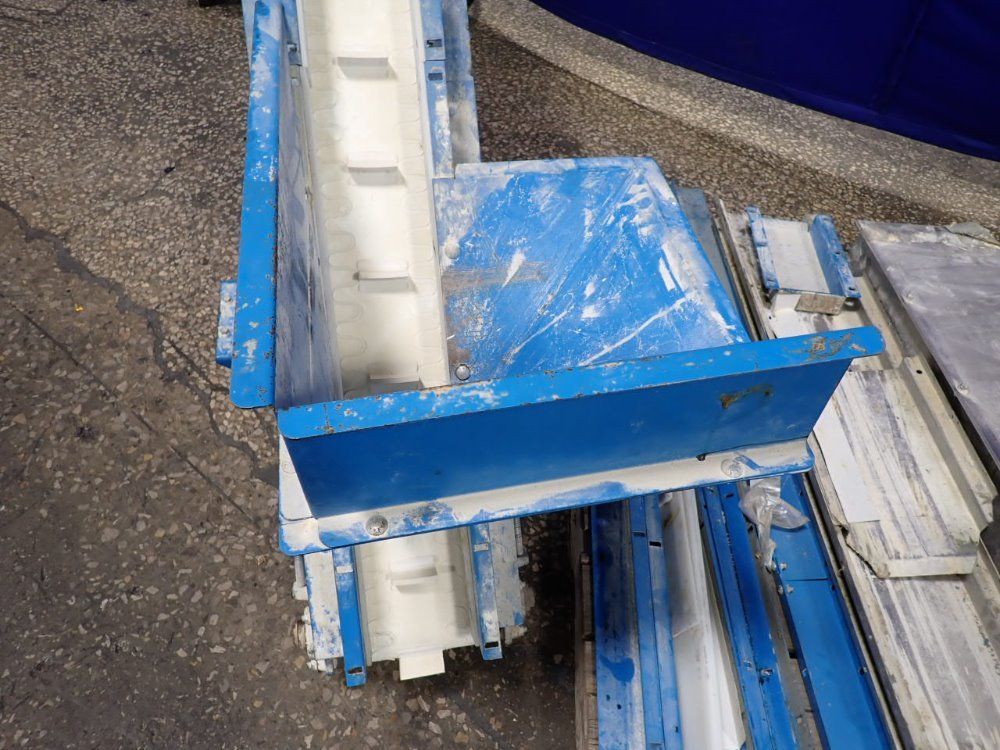 New London Engineering 5"x150" Incline Chip Conveyor - 500-8x1210