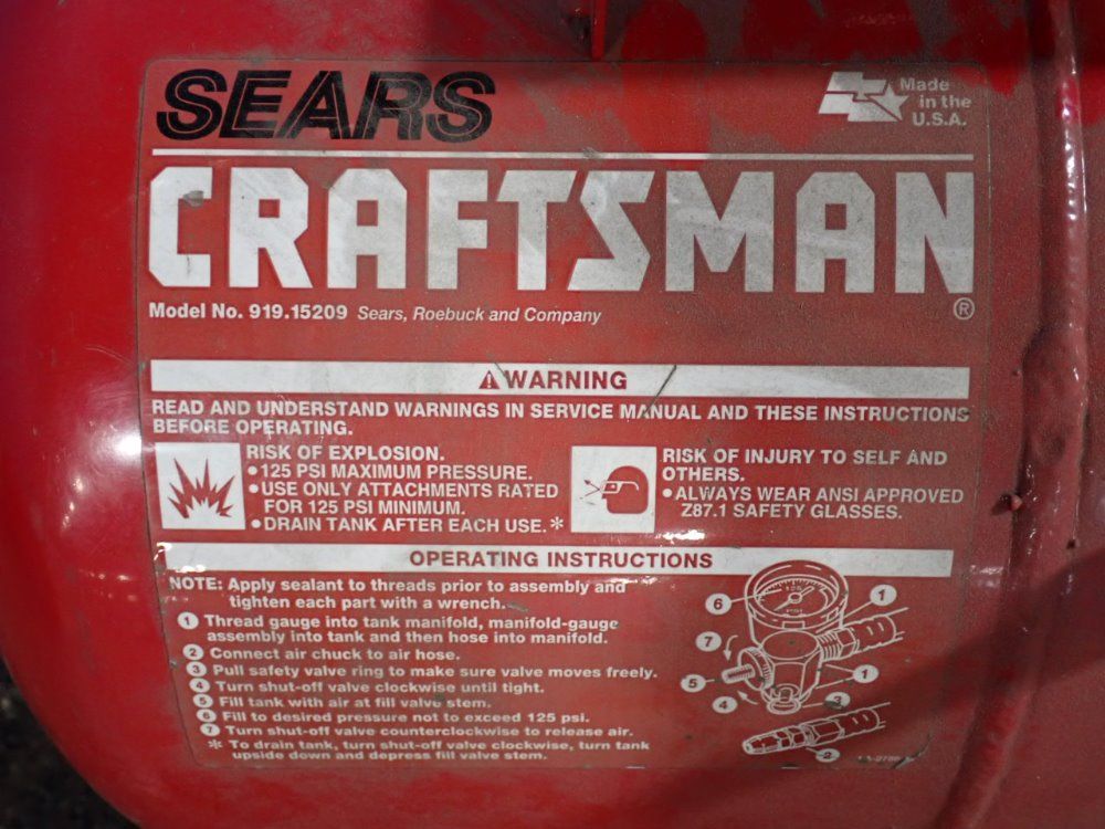 Craftsman Air Tank