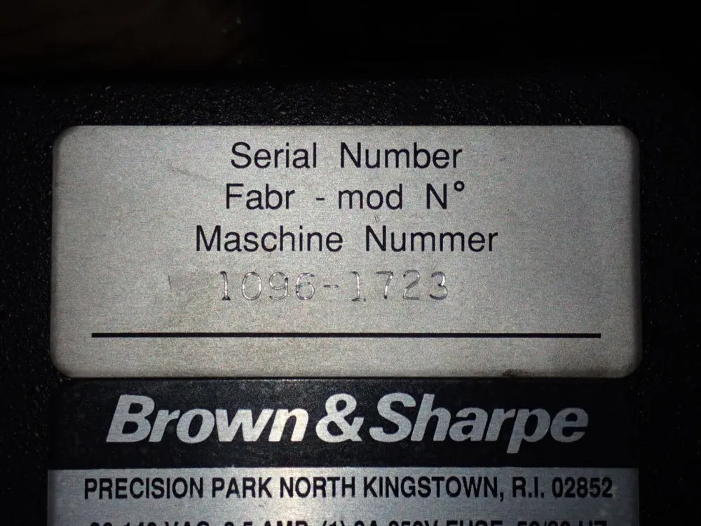 Brown  Sharpe Brown  Sharpe Microxcel 454 Cmm