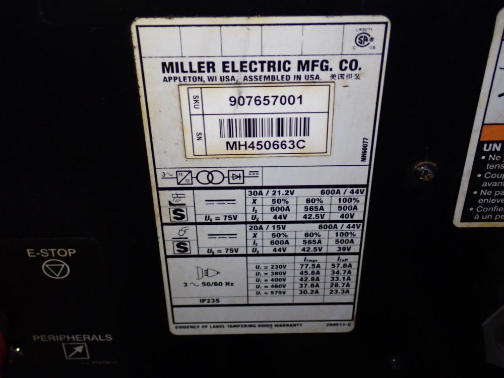 Miller Miller Auto Continuum 500 Welder