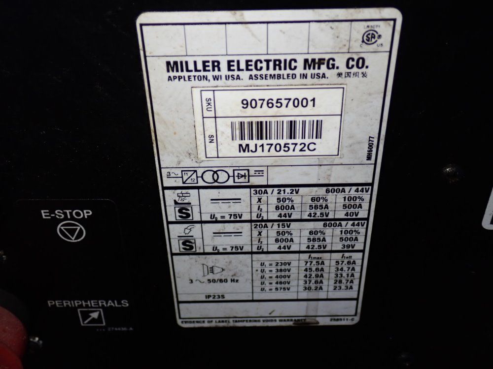 Miller Miller Auto Continuum 500 Welder