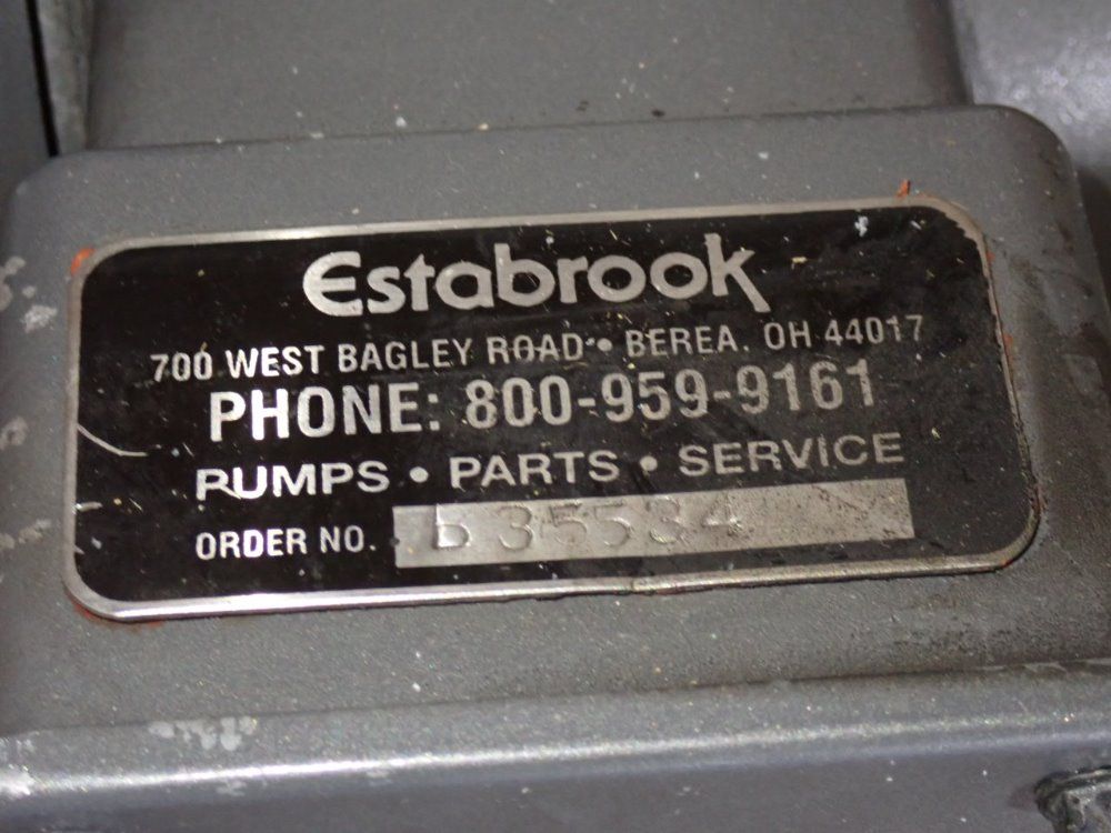Estabrook 5 Hp Pump