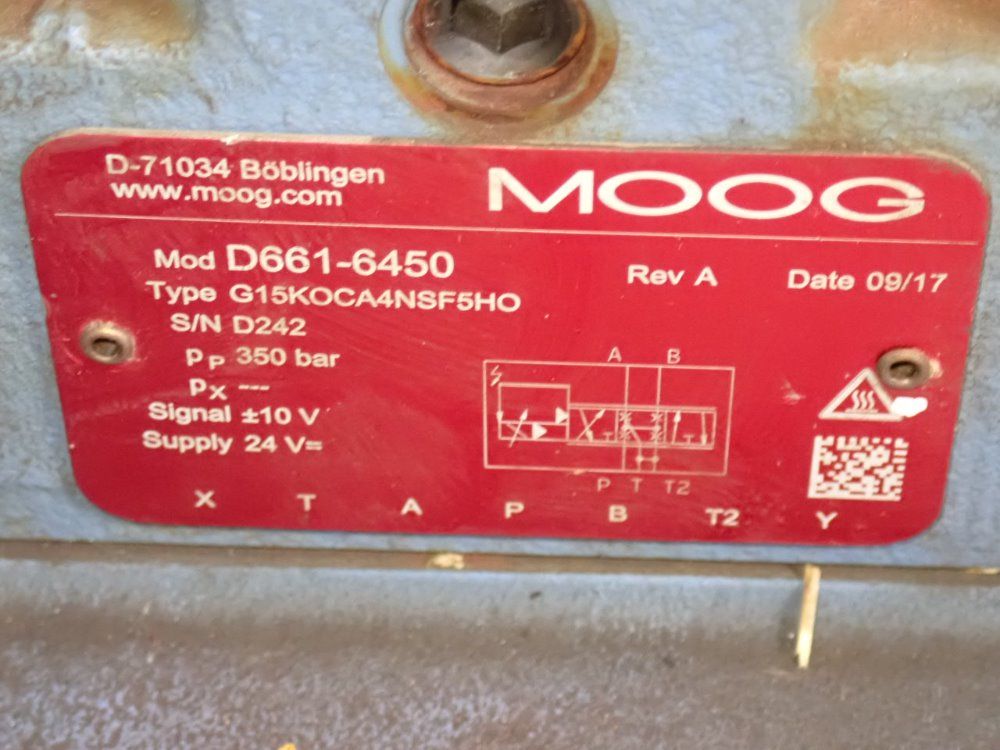 Moog Moog D6616450 Servo Valve