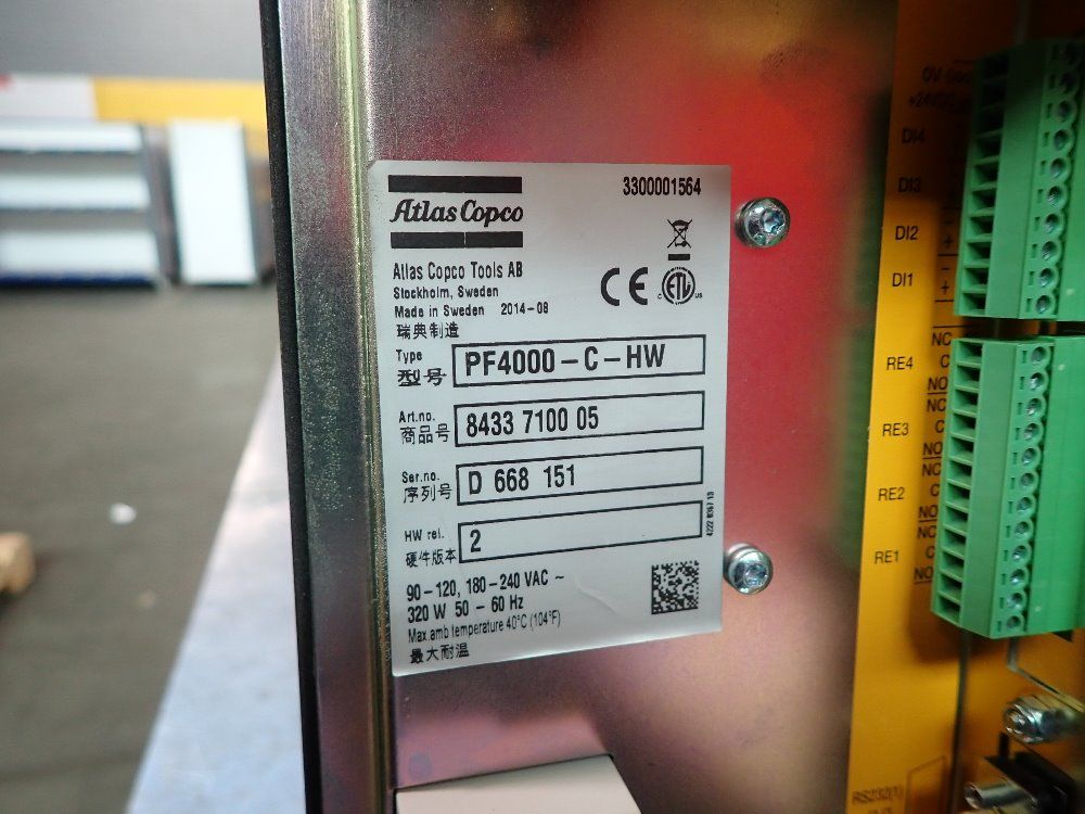 Atlas Copco Power Focus Tool Controller