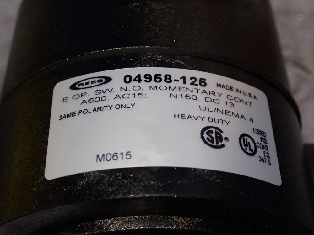 Reeg Rope Operated Switch