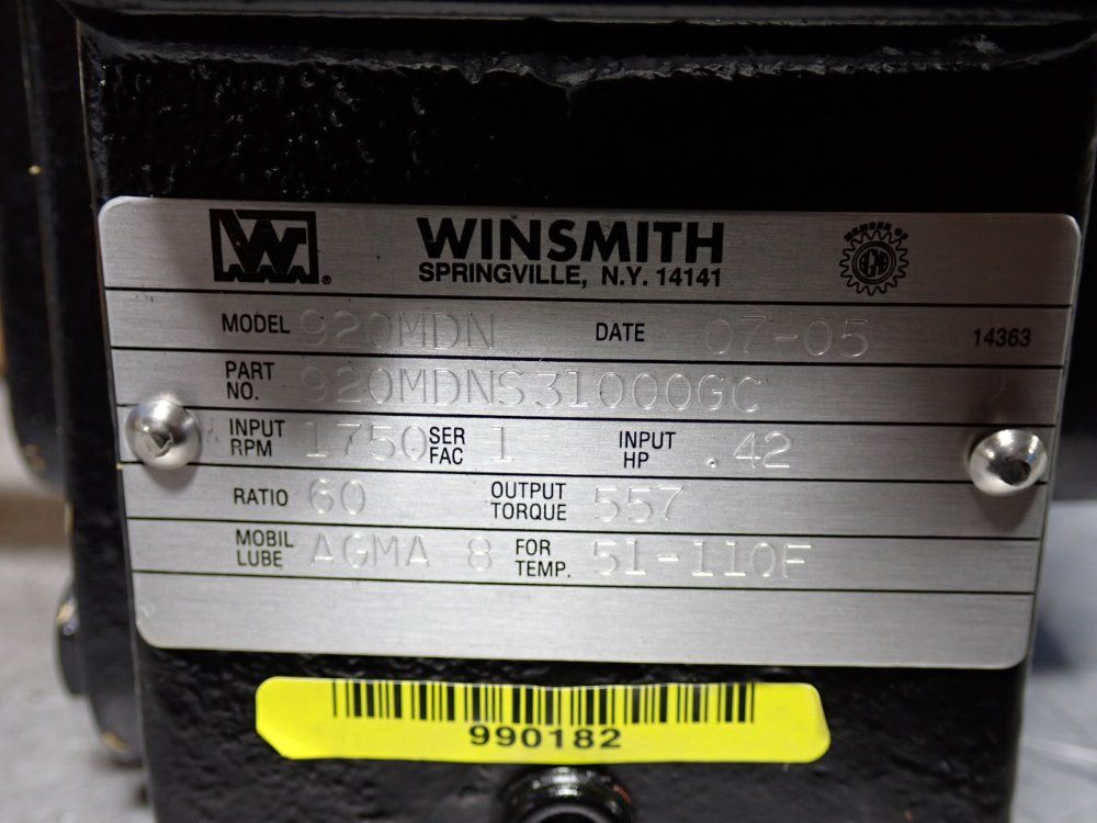 Winsmith Gear Reducer