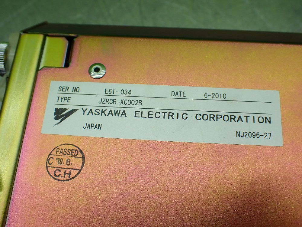Yaskawa Jzrcr-xc002b Yasnack Servo Controller - Jzrcr-xc002b