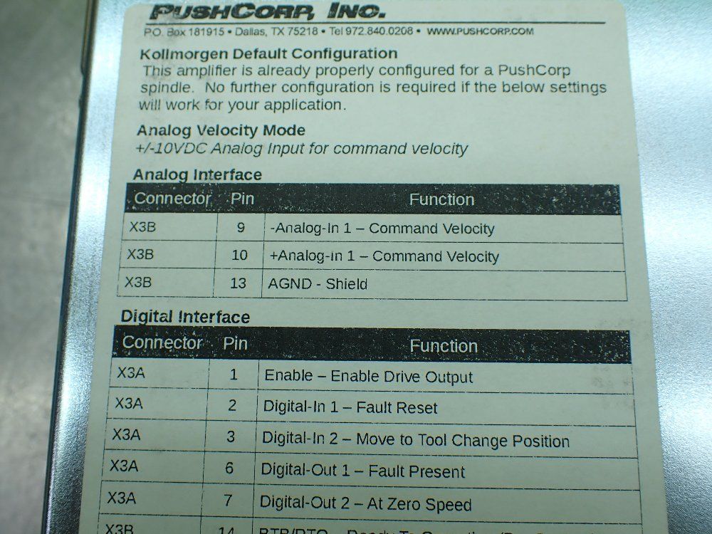 Kollmorgen S72402-nanana Servo Drive. - S72402-nanana