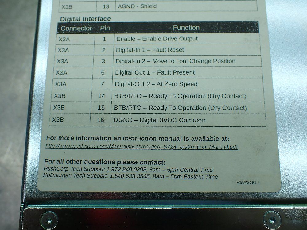 Kollmorgen S72402-nanana Servo Drive. - S72402-nanana