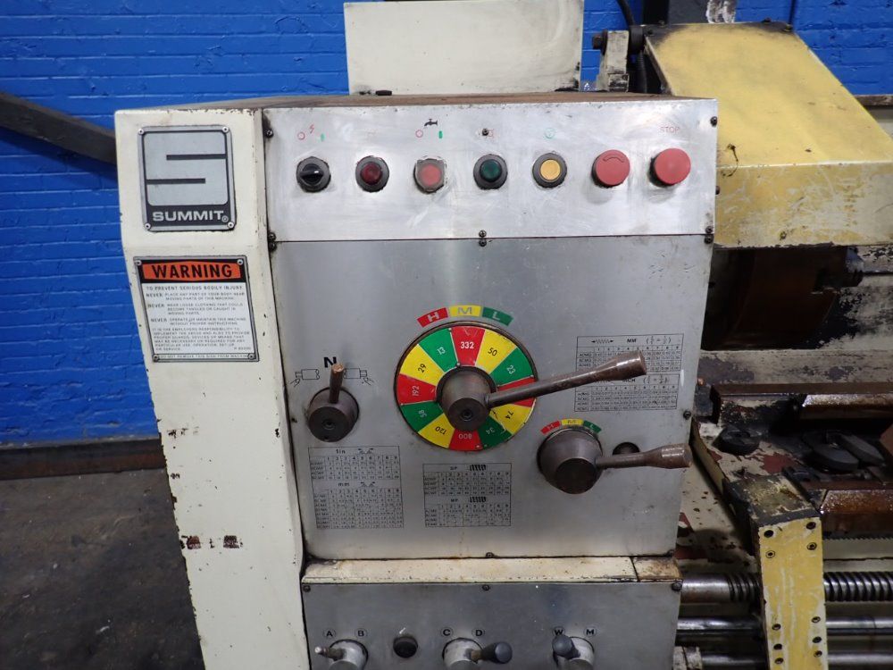 Summit 27" / 33" X 197" 30-6x200 Gap Bed Lathe - 30-6x200