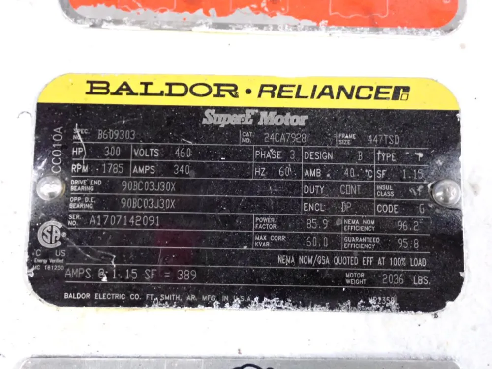 Gardner Denver 300 Hp Eau99t Air Compressor - Eau99t