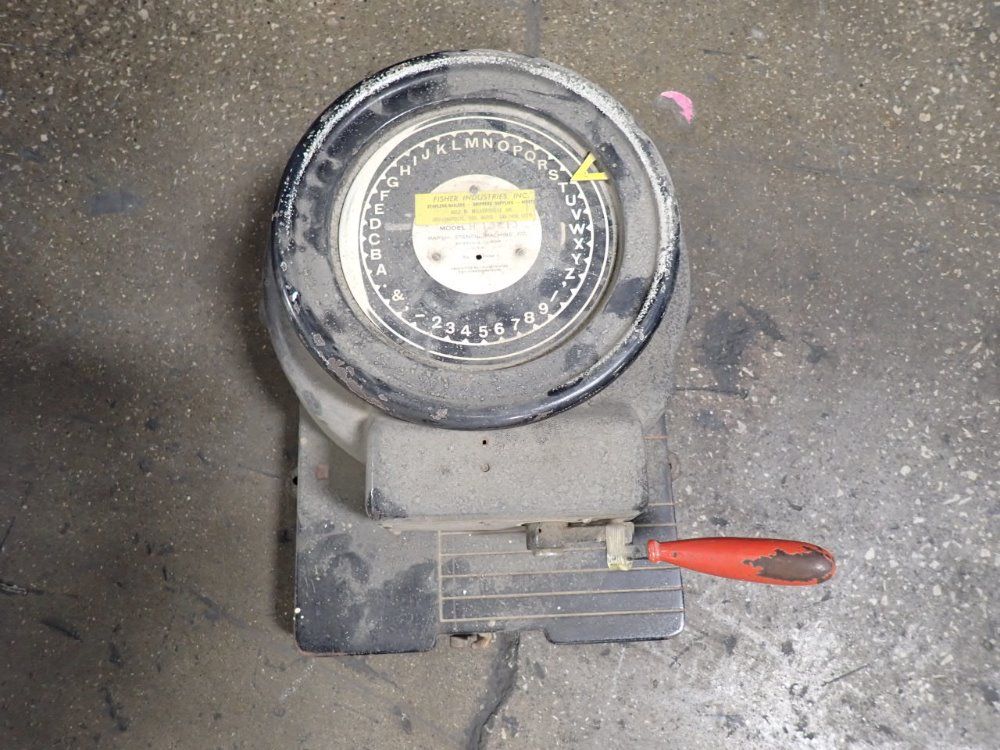 Marsh Stencil Machine Co Stencil Cutting Machine