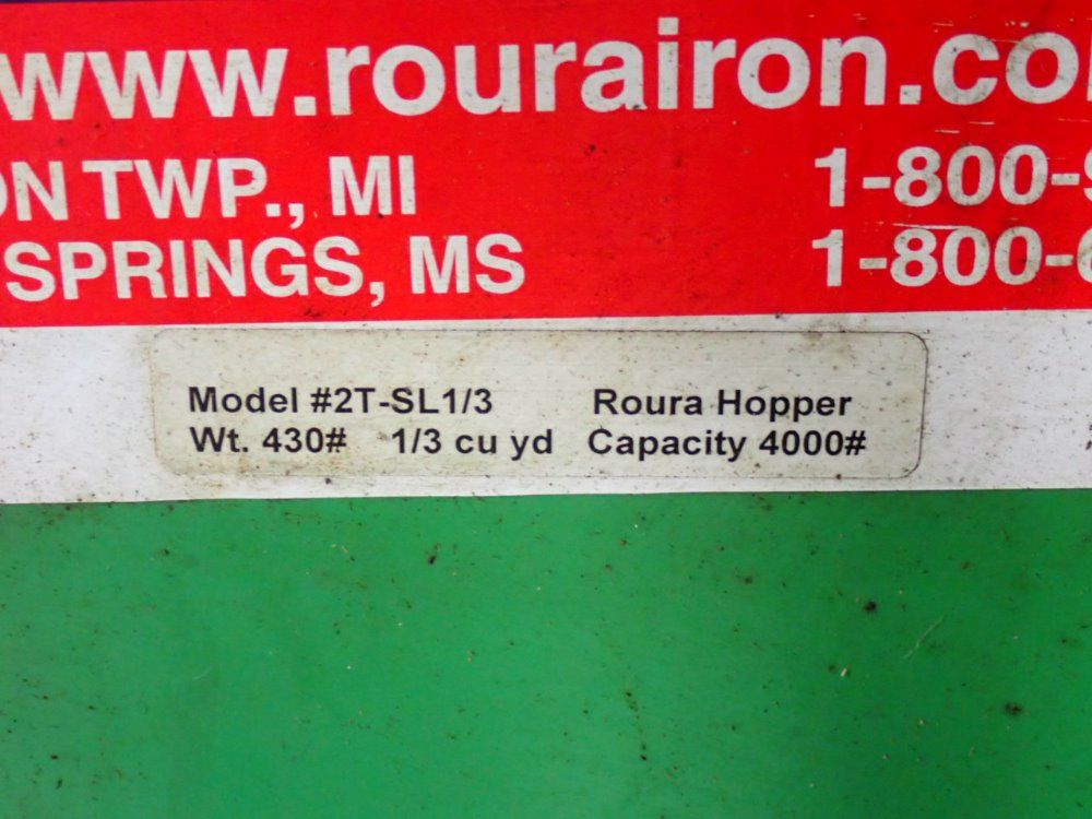 Roura Hopper Self Dumping Hopper