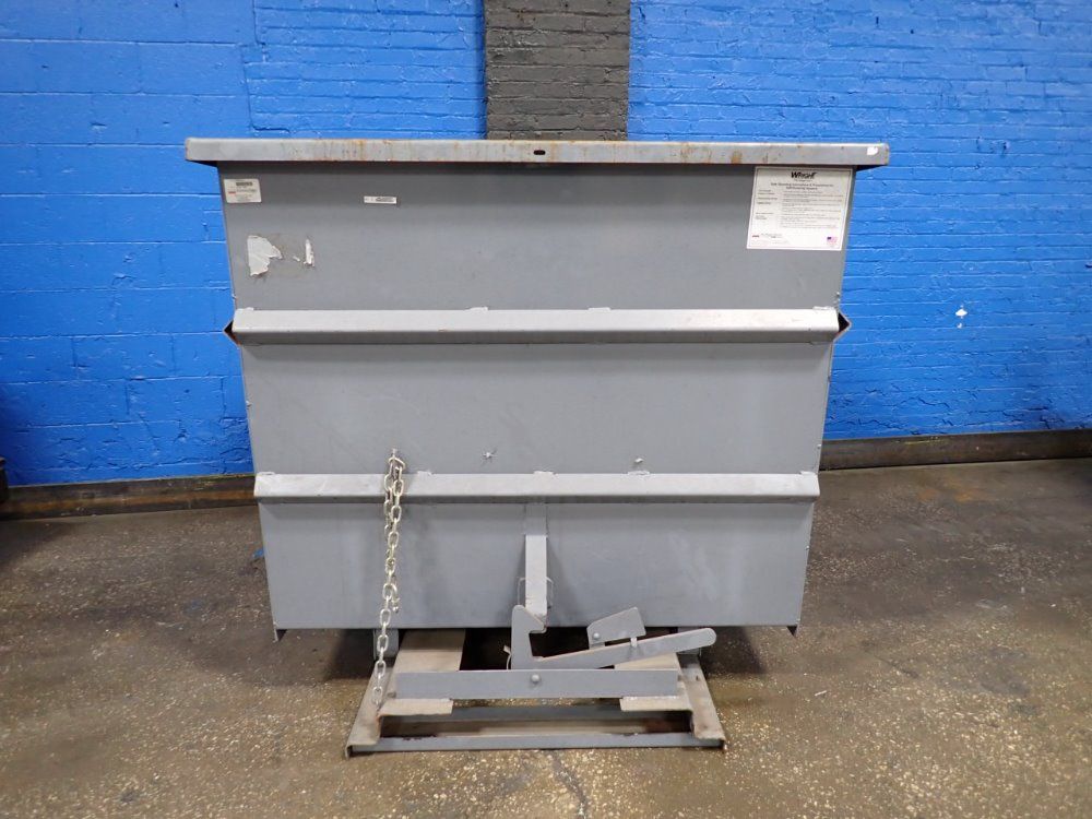 Mccullough Industries Self Dumping Hopper
