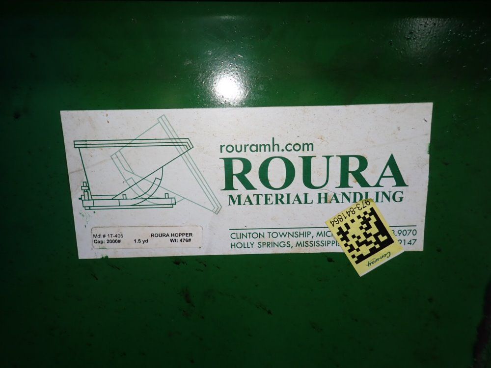 Roura Self Dumping Hopper