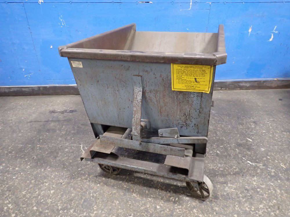 Wright 48" X 34" X 22" Self Dumping Hopper