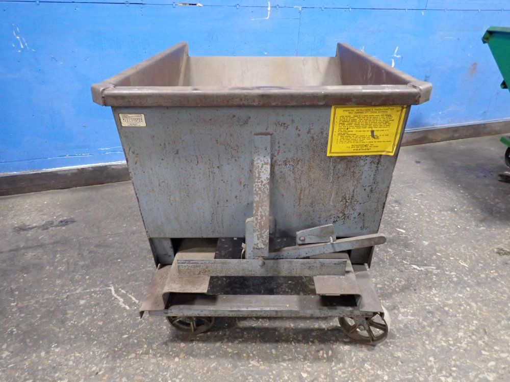 Wright 48" X 34" X 22" Self Dumping Hopper