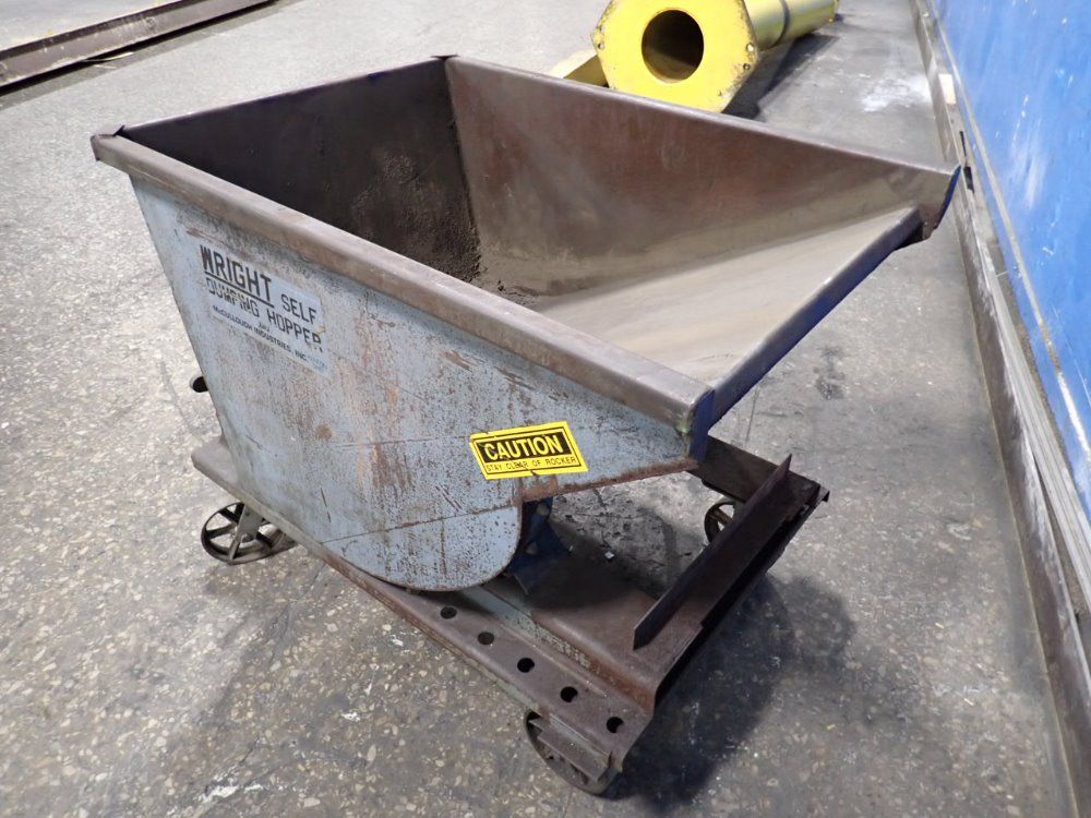 Wright 48" X 34" X 22" Self Dumping Hopper