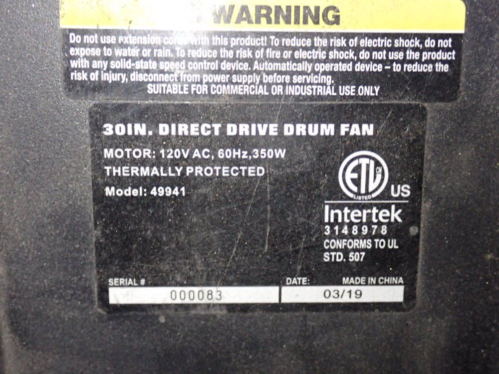 Strongway Fan