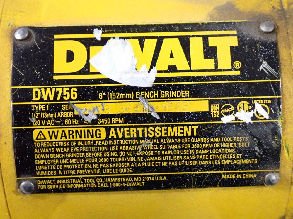 Dewalt Bench Grinder