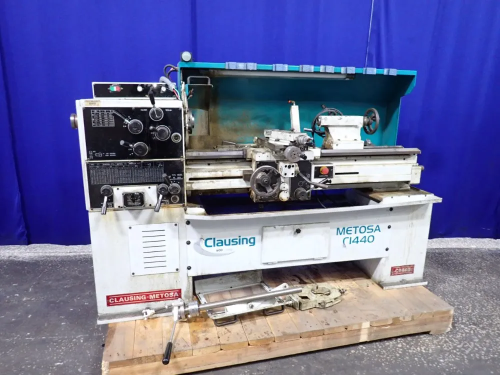Clausing-metosa 15"/17"x55" Gap Bed Lathe - C1440