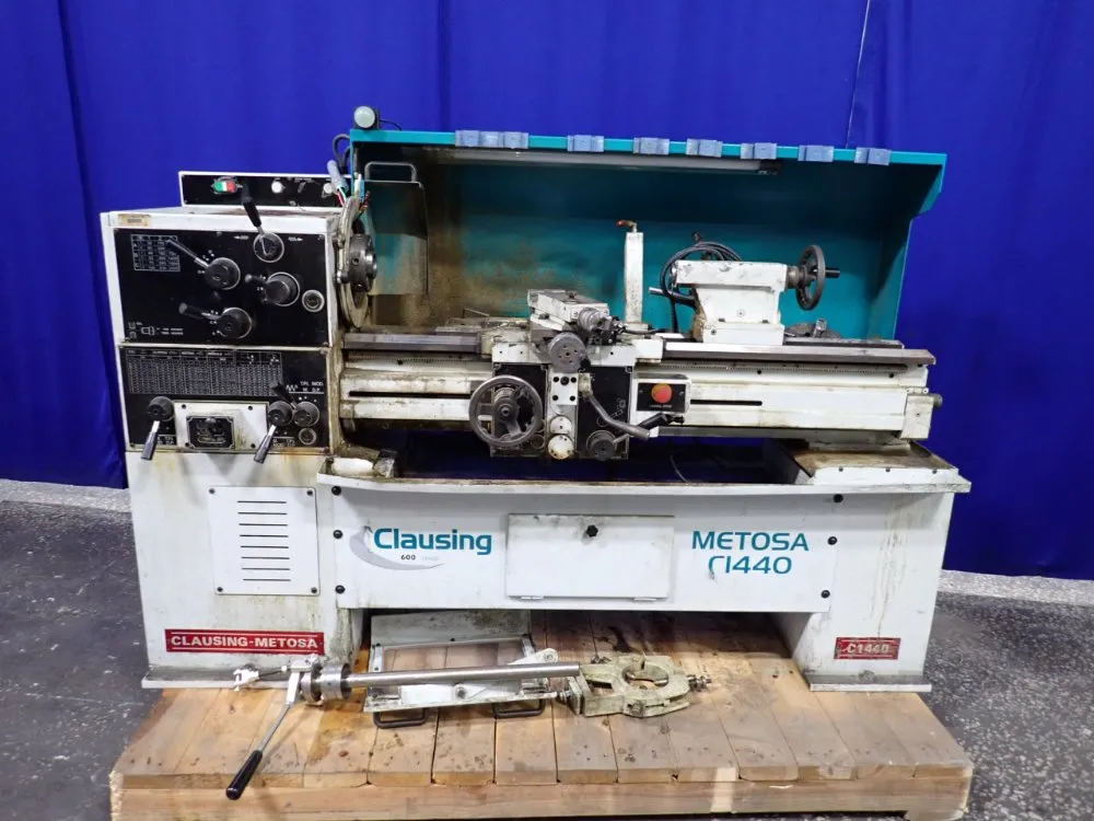 Clausing-metosa 15"/17"x55" Gap Bed Lathe - C1440