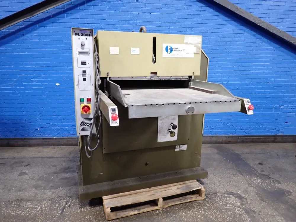 Hudson Machinerysecom 1987 Hudson Machinerysecom Pl2001 Embossing Machine
