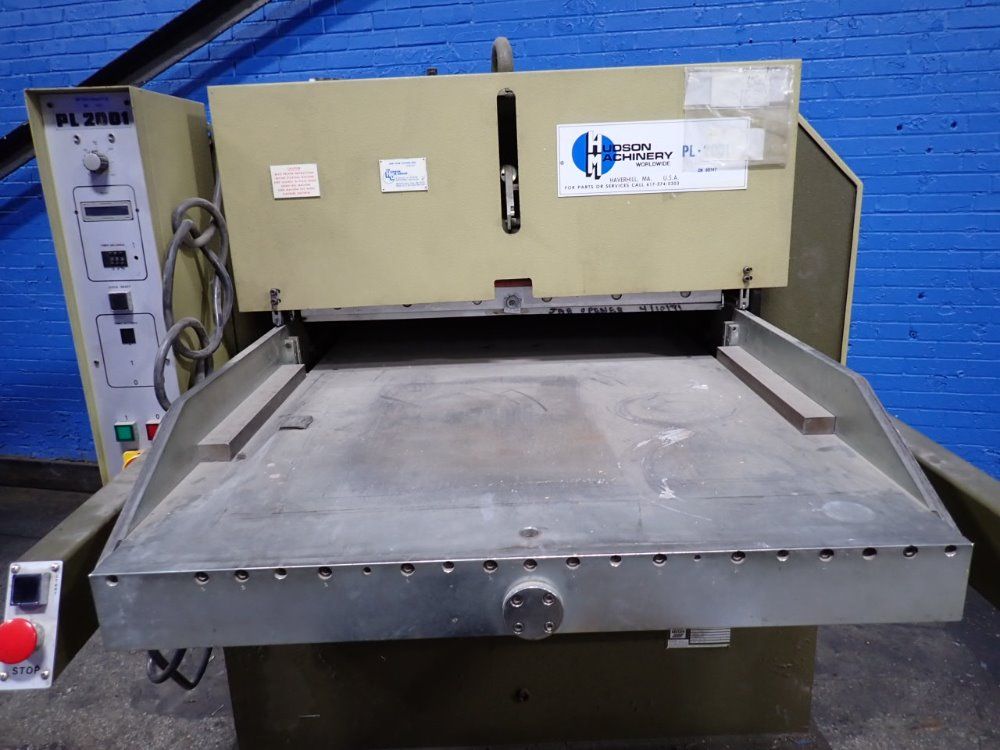 Hudson Machinerysecom 1987 Hudson Machinerysecom Pl2001 Embossing Machine