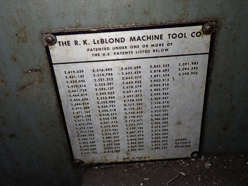 Leblond Leblond Lathe
