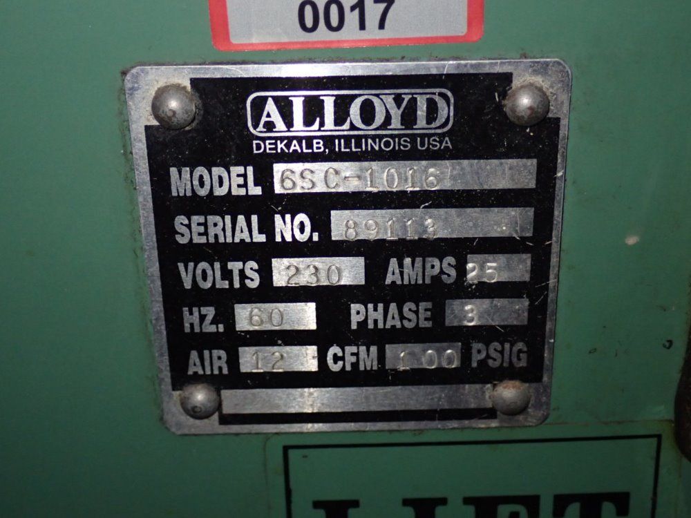 Alloyd Blister Sealer