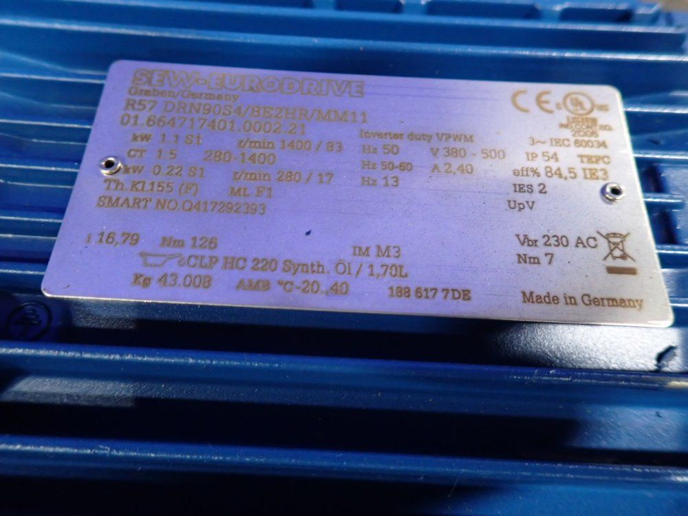 Sew 1.1 Kw Gear Drive