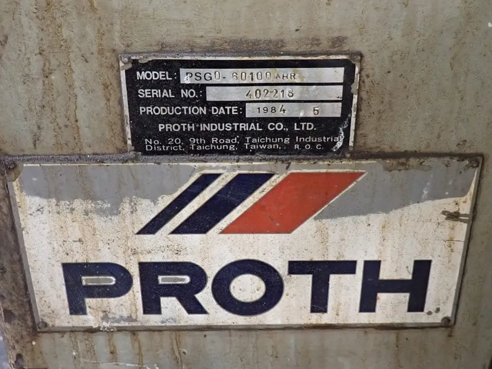 Proth Industrial Co 24" X 40" Surface Grinder - Psg0-60100ahr