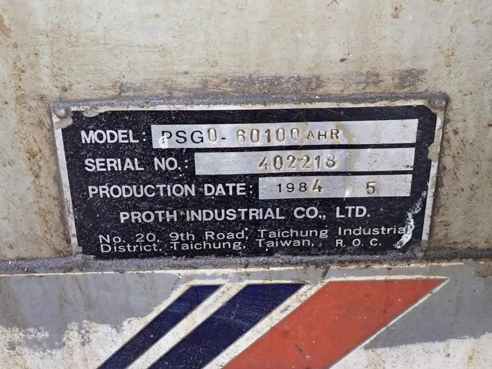 Proth Industrial Co 24" X 40" Surface Grinder - Psg0-60100ahr