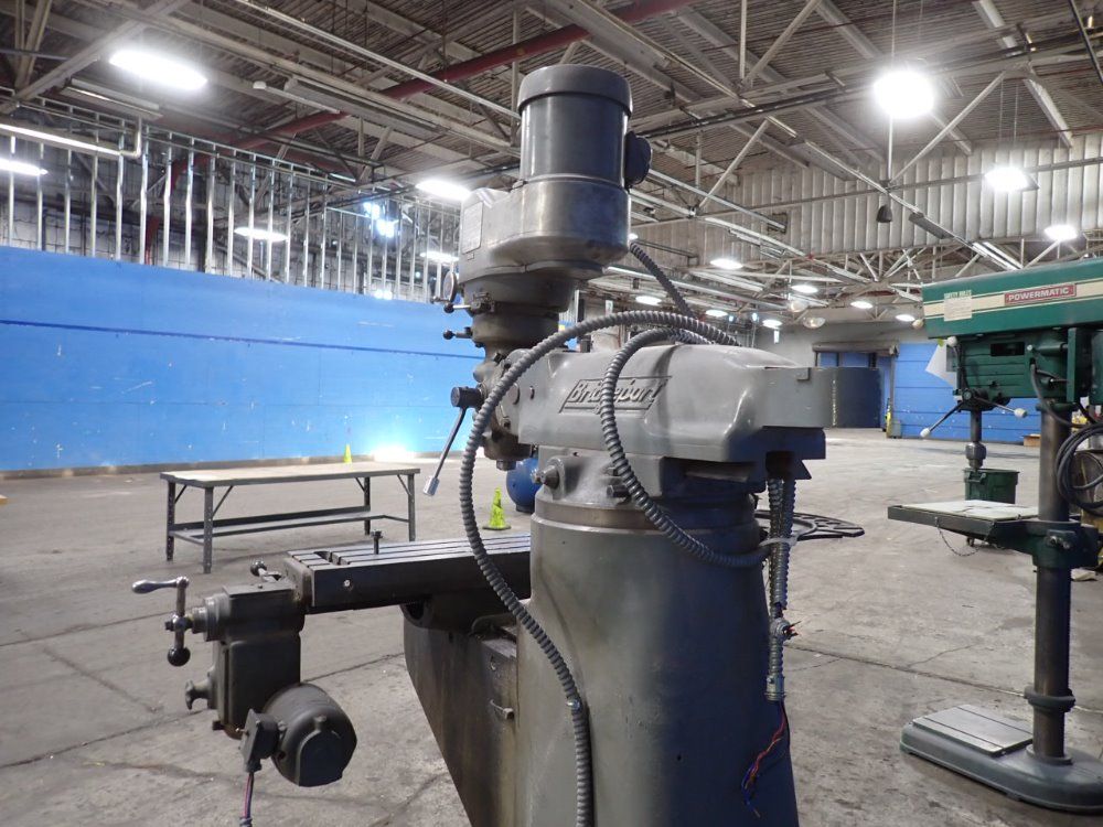 Bridgeport 9" X 42" Vertical Mill