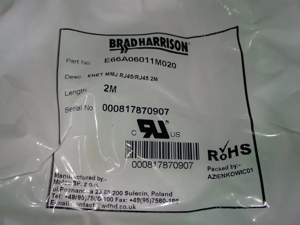 Bradharrison Electrical Cables - E66a06011m020